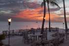 USA, Florida, Little Palm Island. Dinner on the beach. Coastal Print